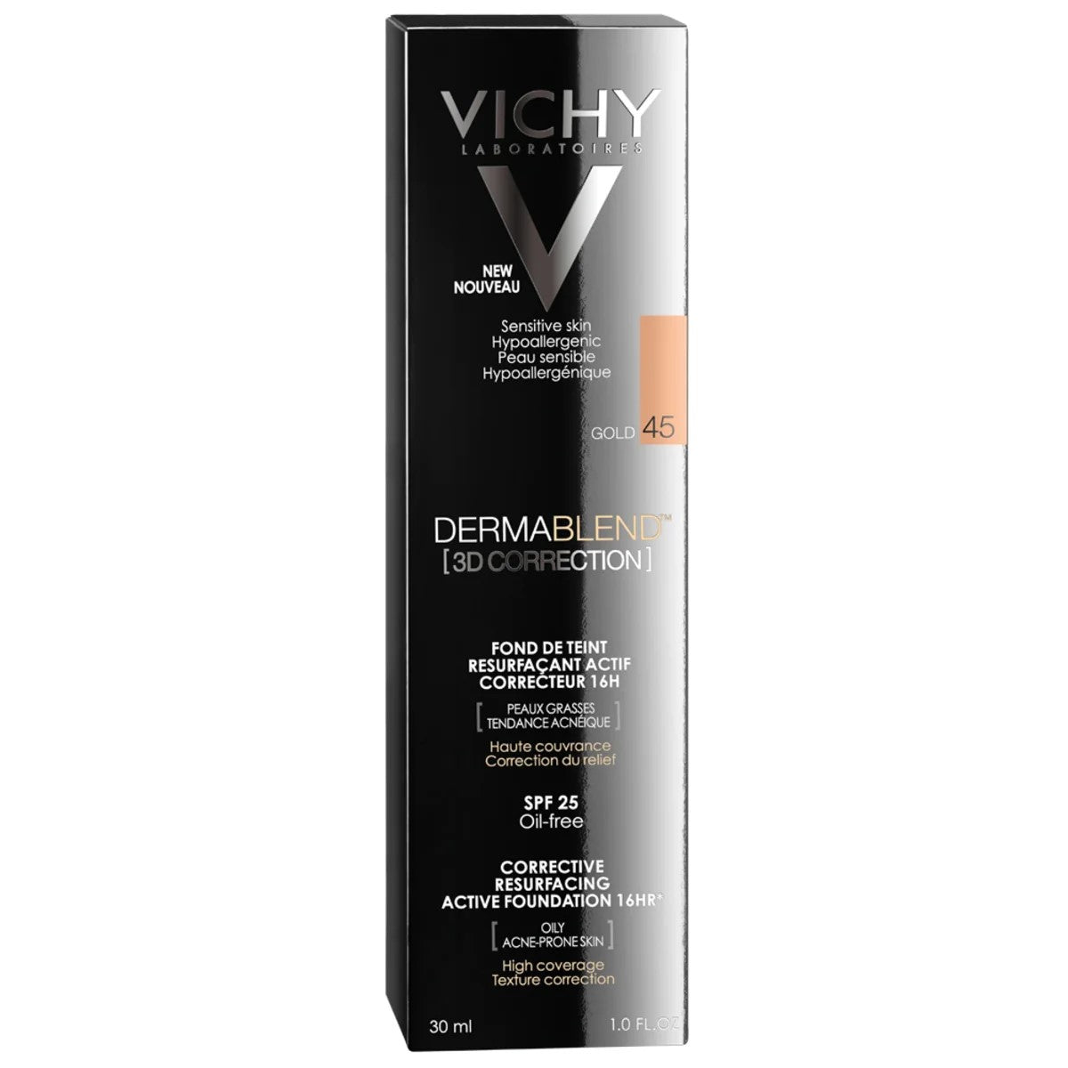 VICHY BASE DE MAQUILLAJE DERMABLEND 3D TONO 45 GOLD