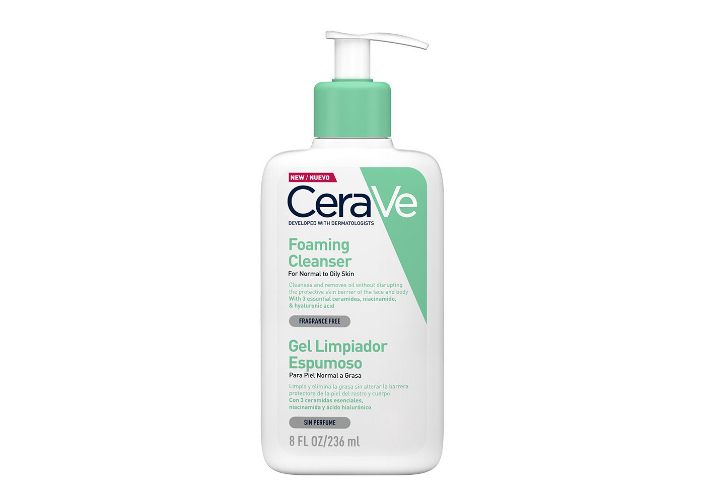 CERAVE GEL LIMPIADOR ESPUMOSO
