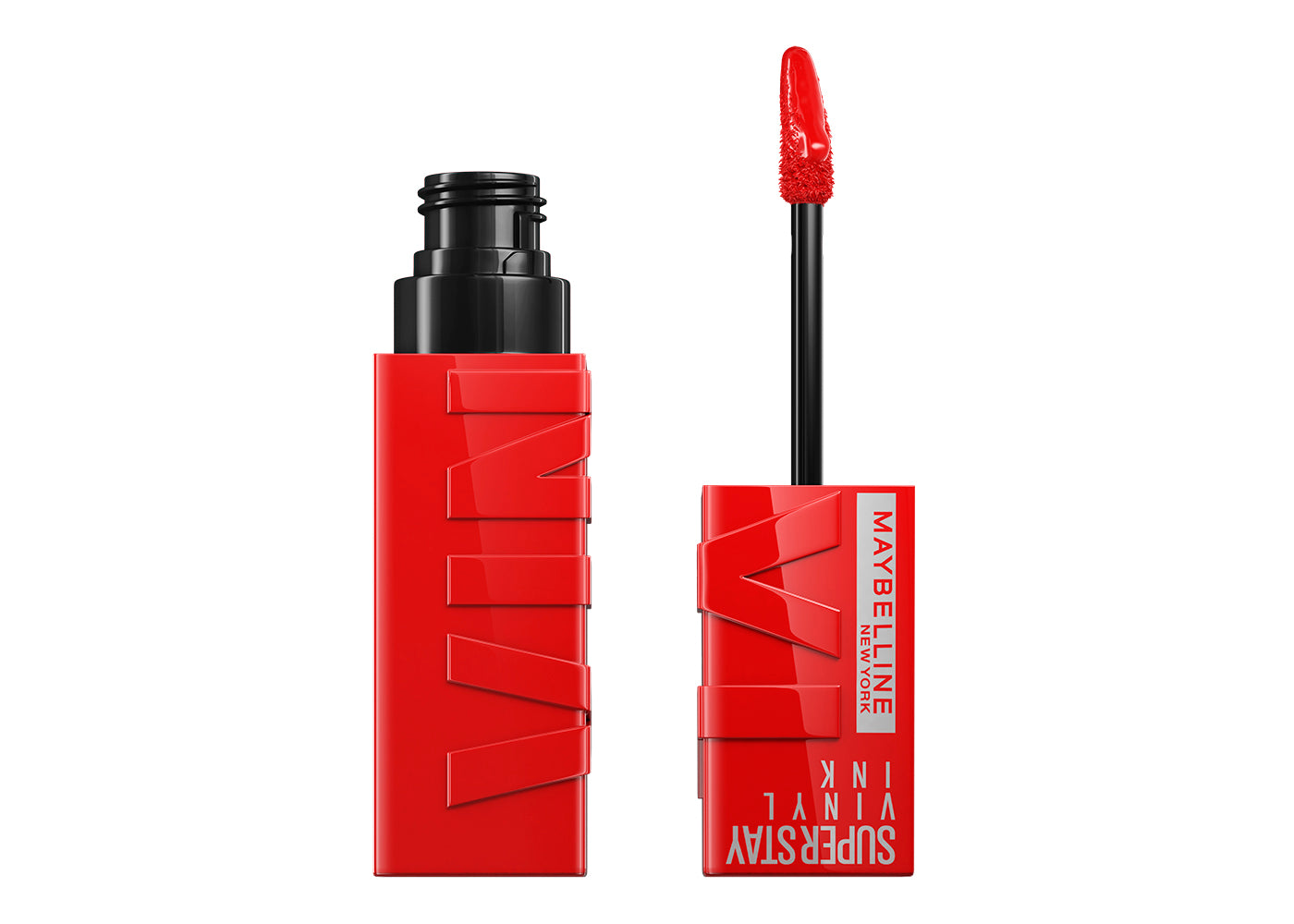 Labial lÃÂquido brillante MAYBELLINE Super Stay Vinyl Ink Red Hot