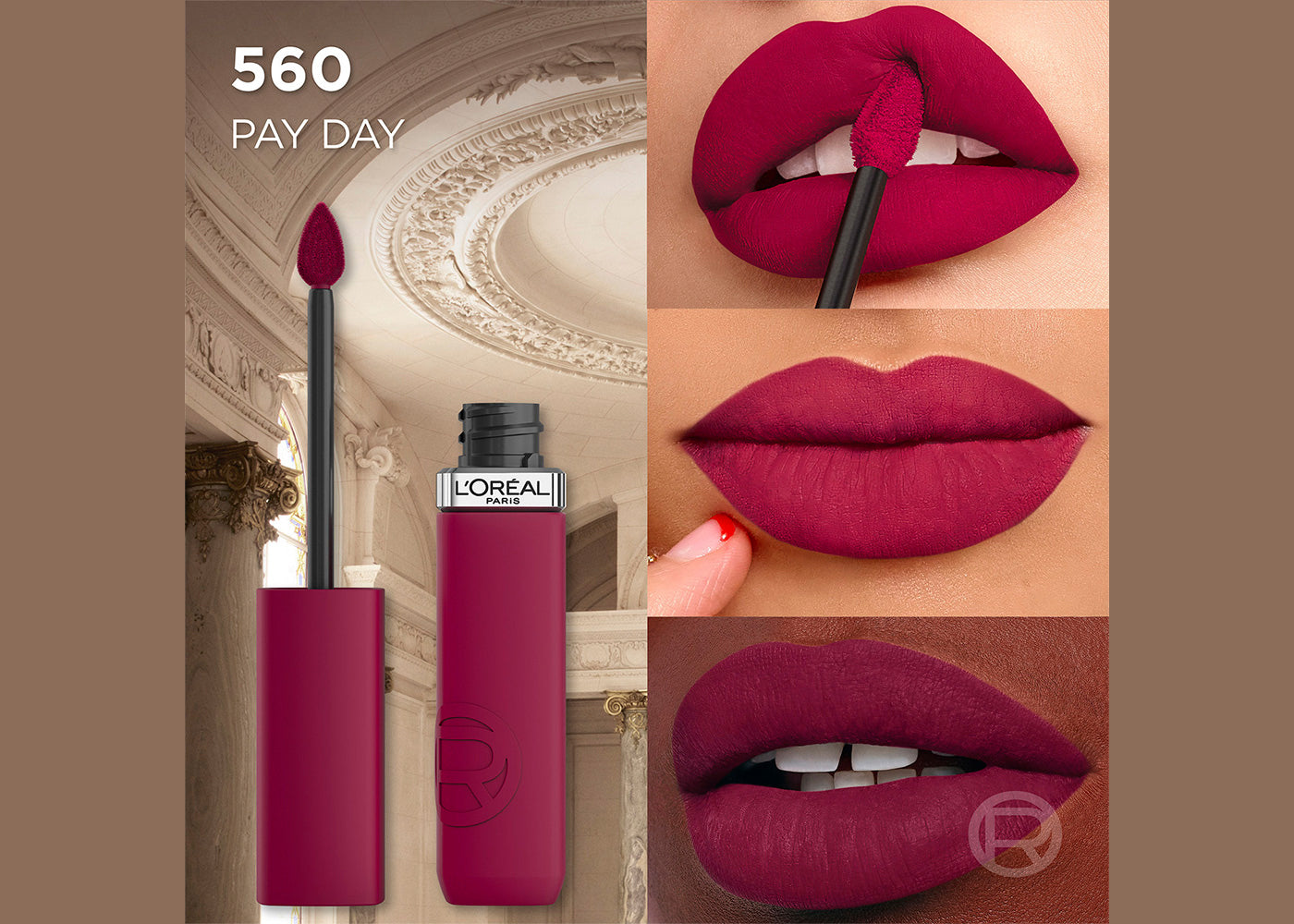 INFALLIBLE LE MATTE RESISTANCE LIPSTICK LIQ.PAY DAY 560 1PZA