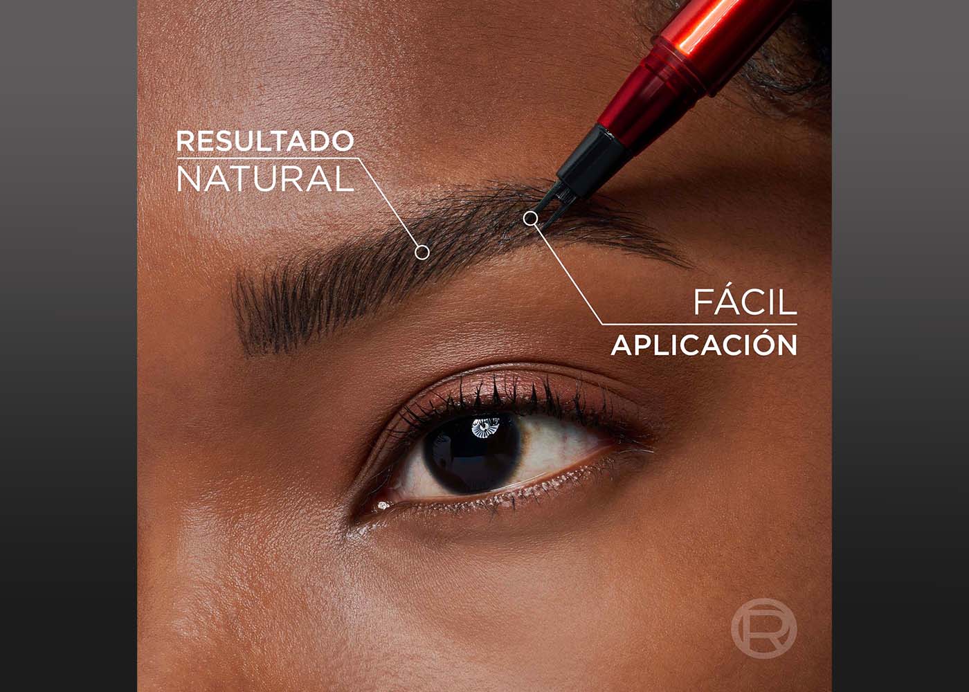 Delineador de Cejas Faux Brow, Tono Café Claro - Brunette