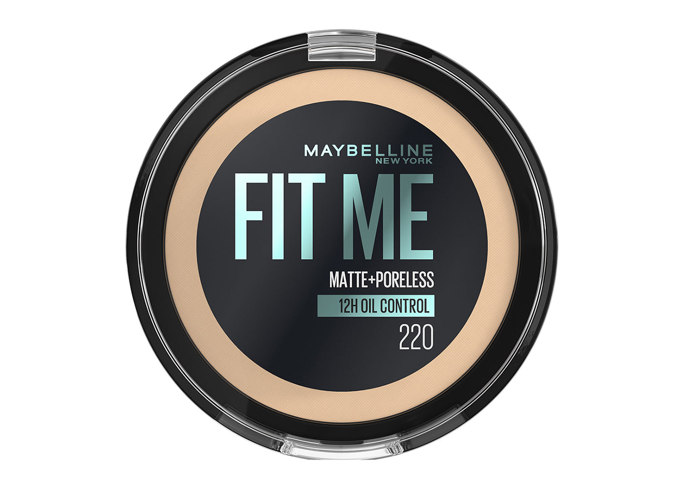 MAYBELLINE Super Natural Polvo Compacto Matte, 220 Nat Beige, 12 gr