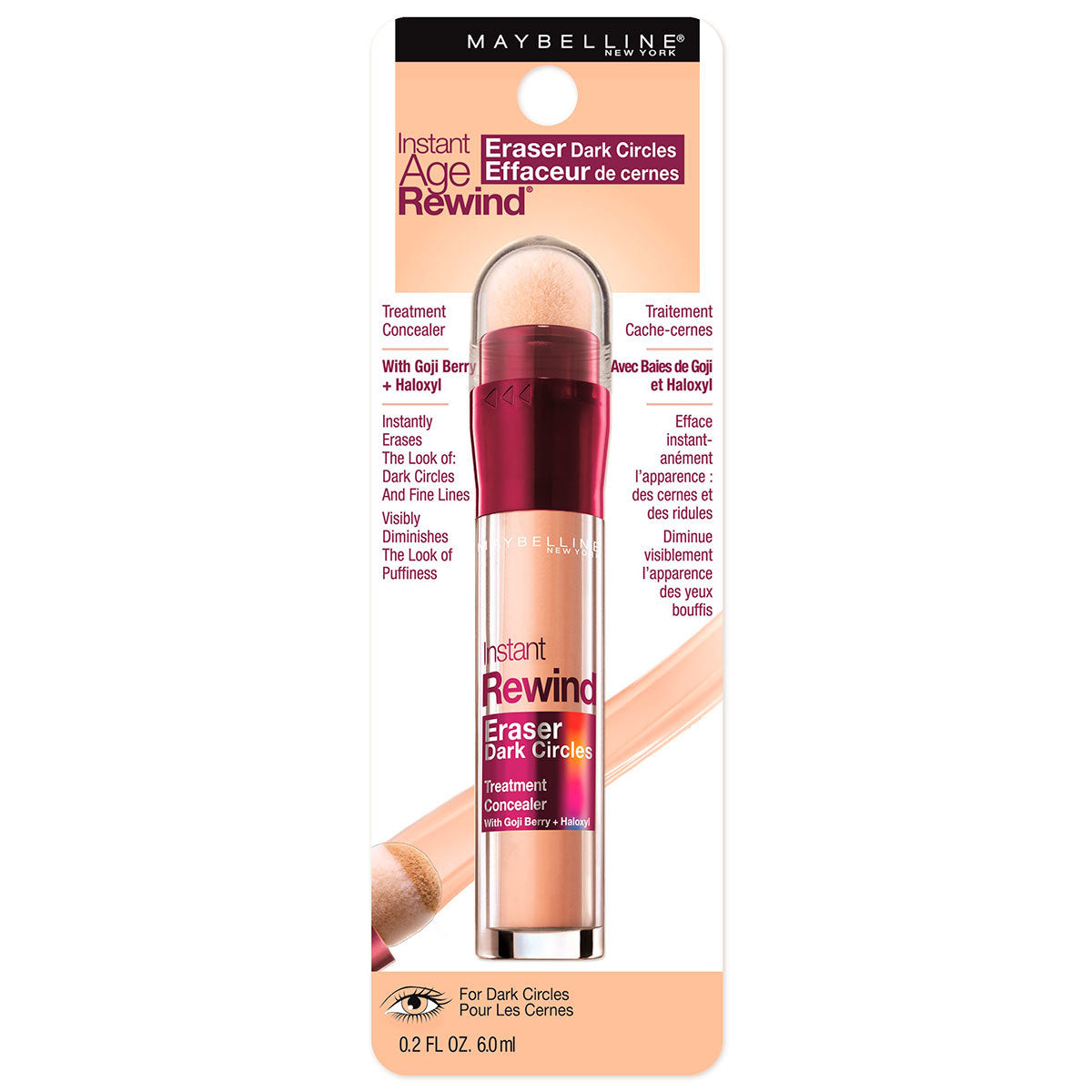 Maybelline Instant Age Rewind Corrector facial 3 en 1, 6ml