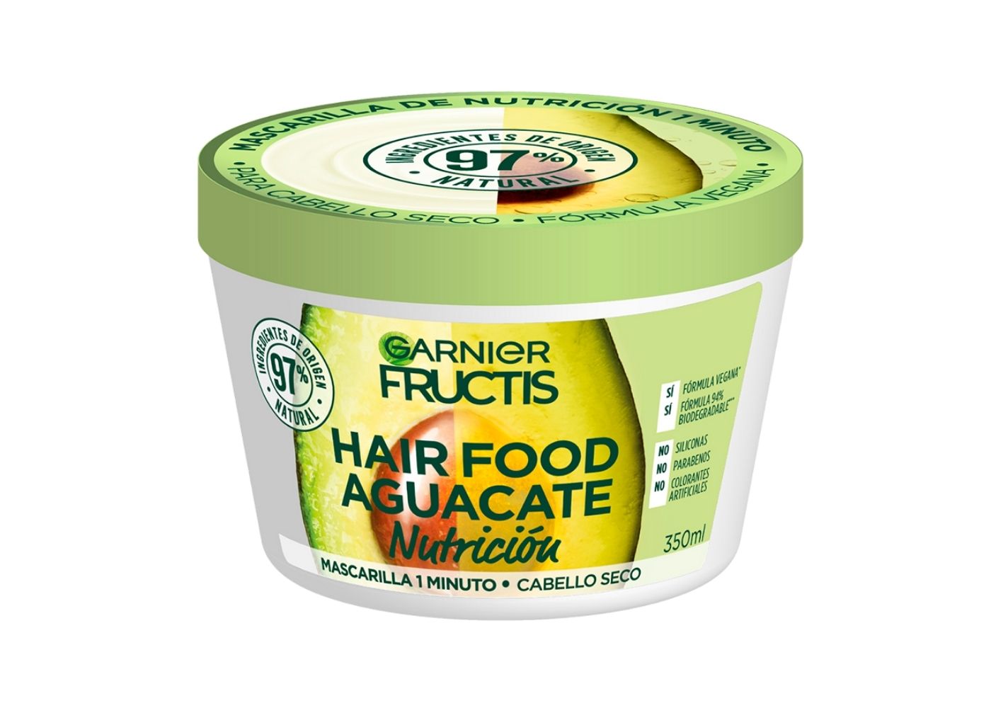 Garnier Fructis Acondicionador Hair Food Aguacate, 350 ml