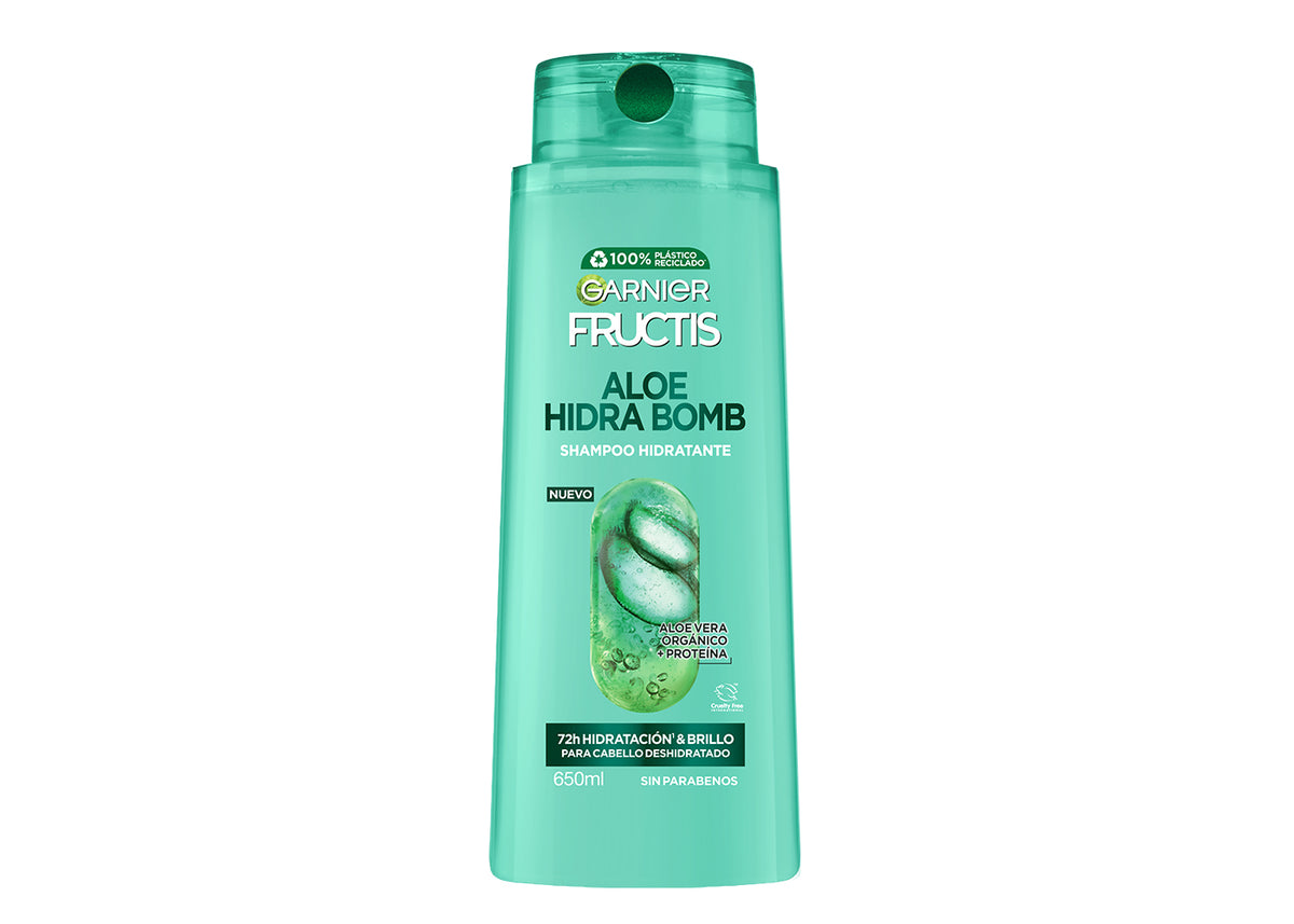 Garnier Fructis Shampoo, Aloe Hidra Bomb, 650 ml