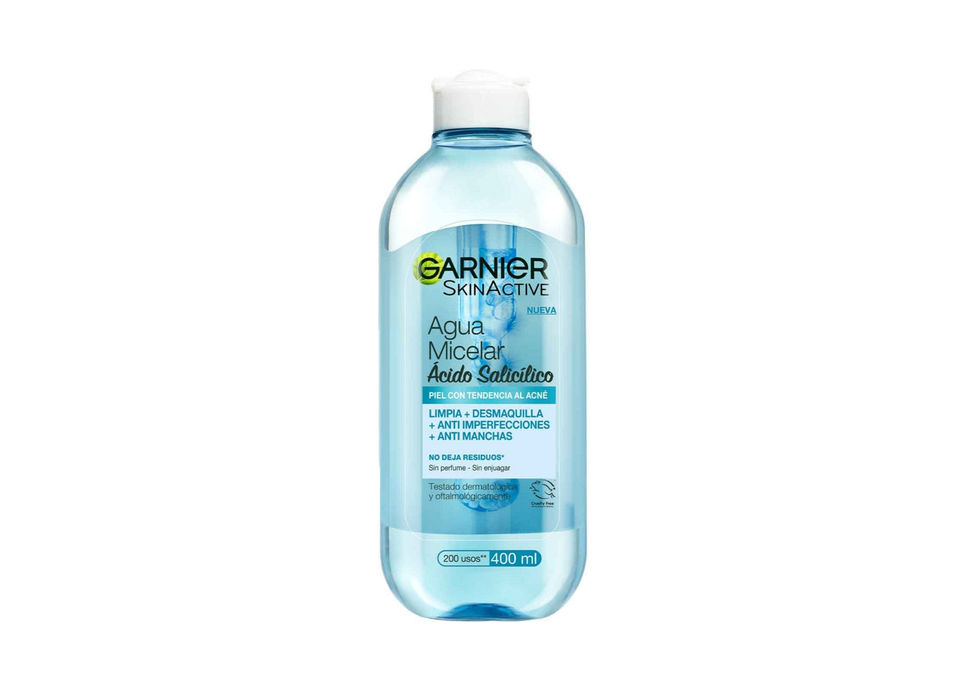 Garnier Express Aclara Agua Micelar Anti Acne 400 ml