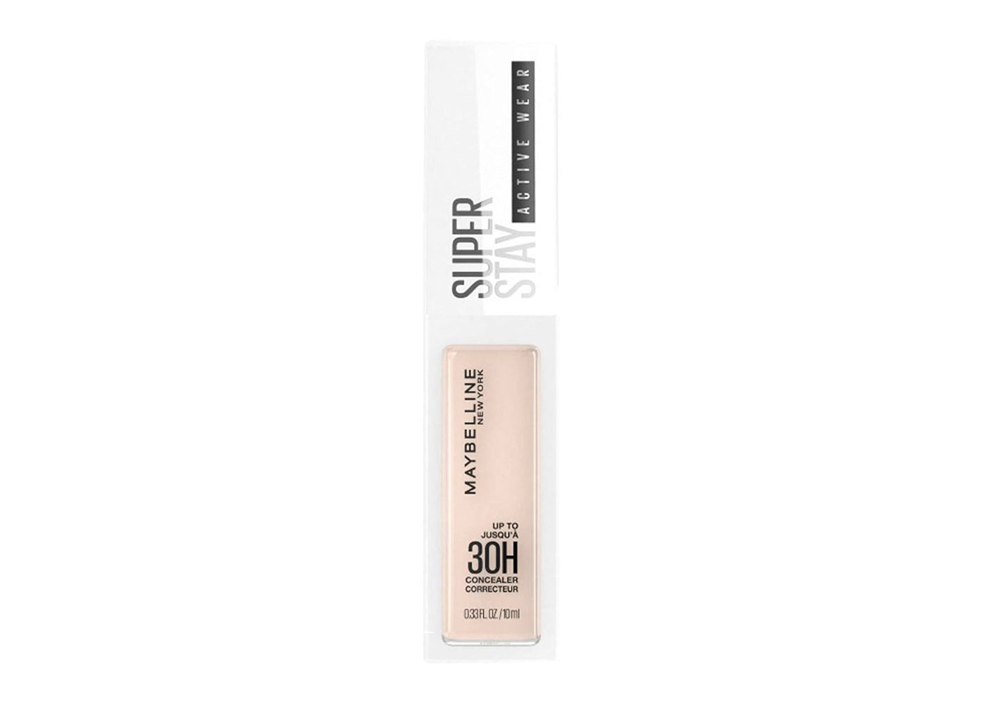 MAYBELLINE New York Corrector Super Stay Active Wear, 30H, Tono 10 Fair