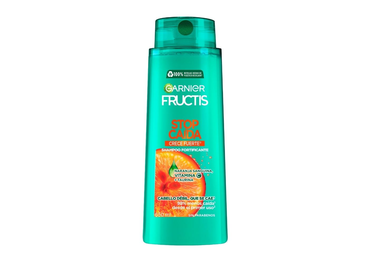 Garnier Fructis Shampoo Crece Fuerte, 650 ml