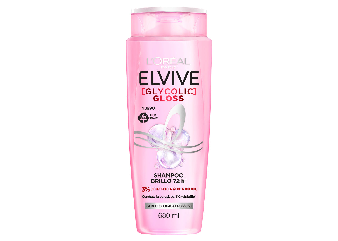 L'Oreal Paris Shampoo, Glyco Gloss, 680 ml