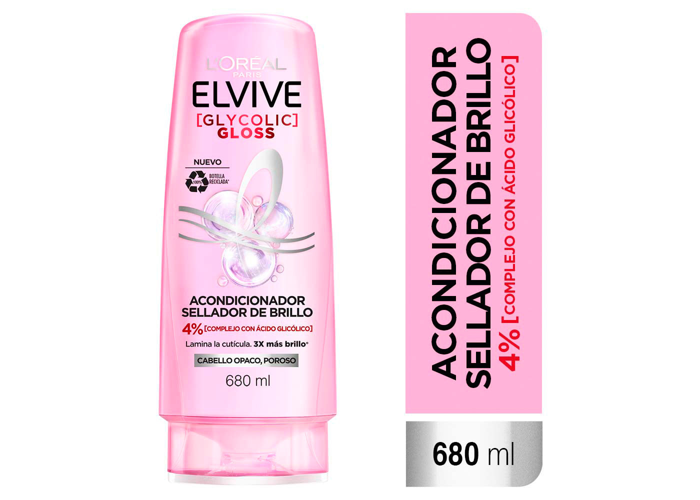 L'Oreal Paris Acondicionar, Glyco Gloss, 680 ml
