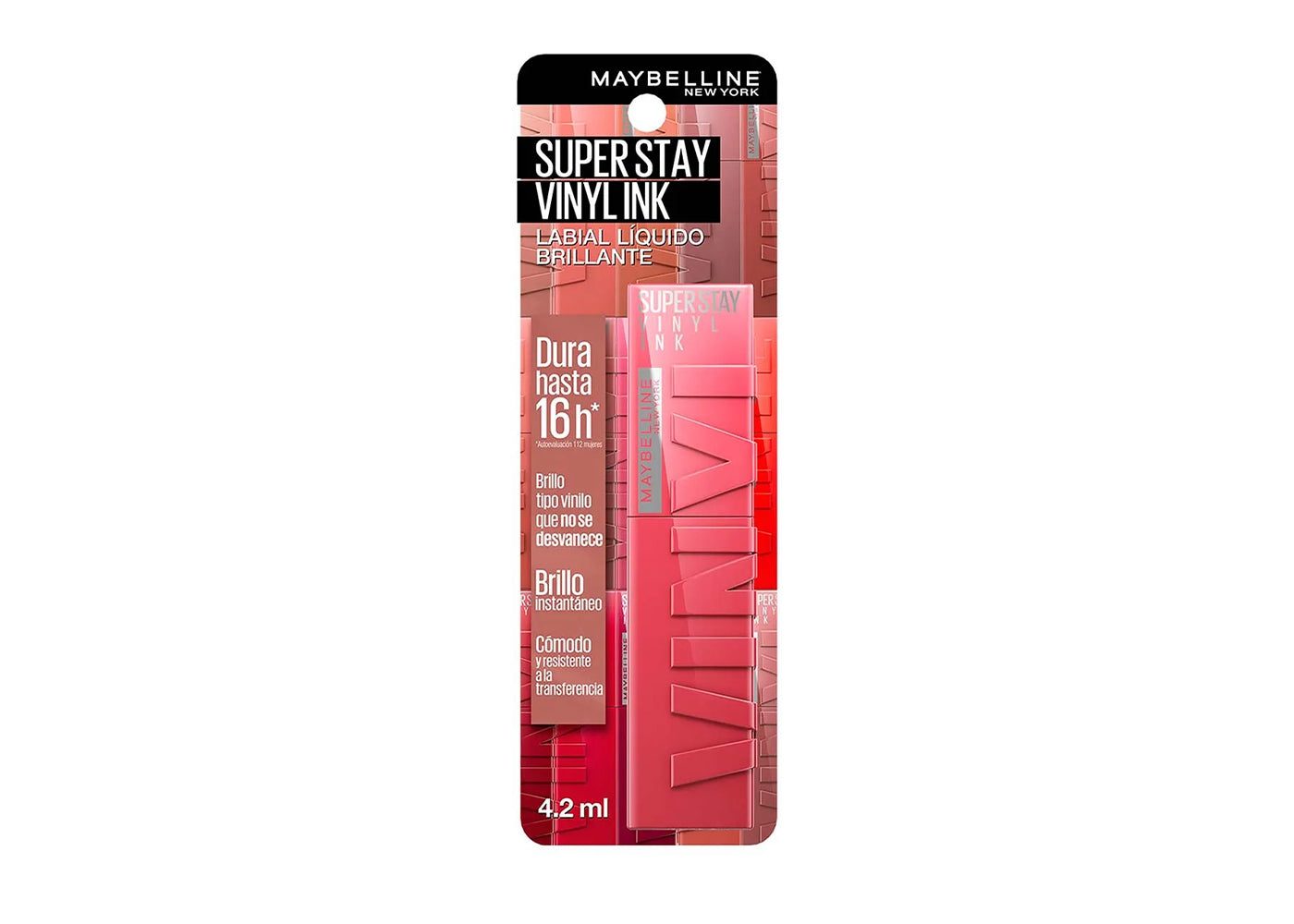 MAYBELLINE Labial líquido brillante de larga duración, Superstay Vinyl Ink tono Sultry, 4.2ml