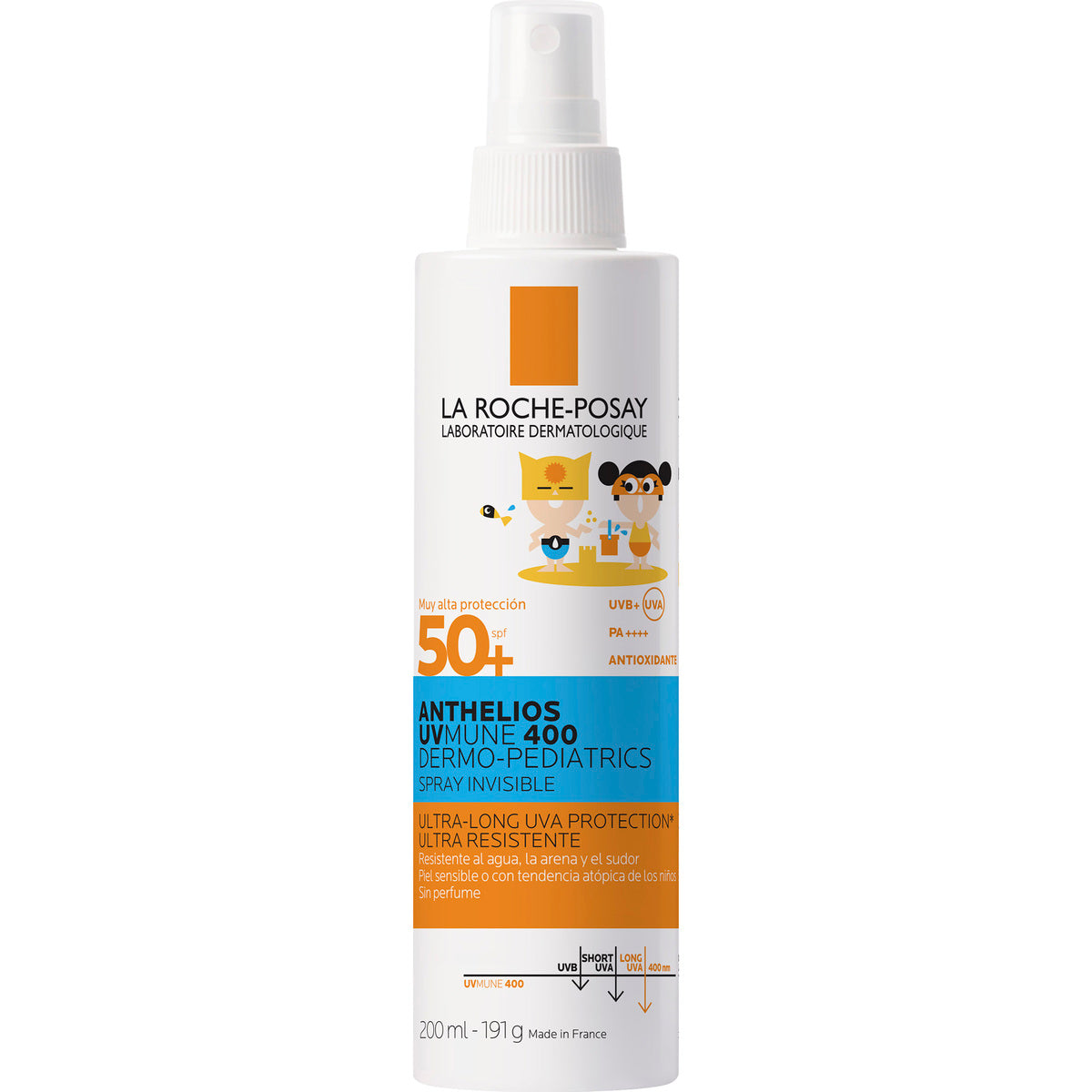 LA ROCHE-POSAY ANTHELIOS FPS50+ DERMOPEDIÃTRICO INVISIBLE SPRAY 200ml