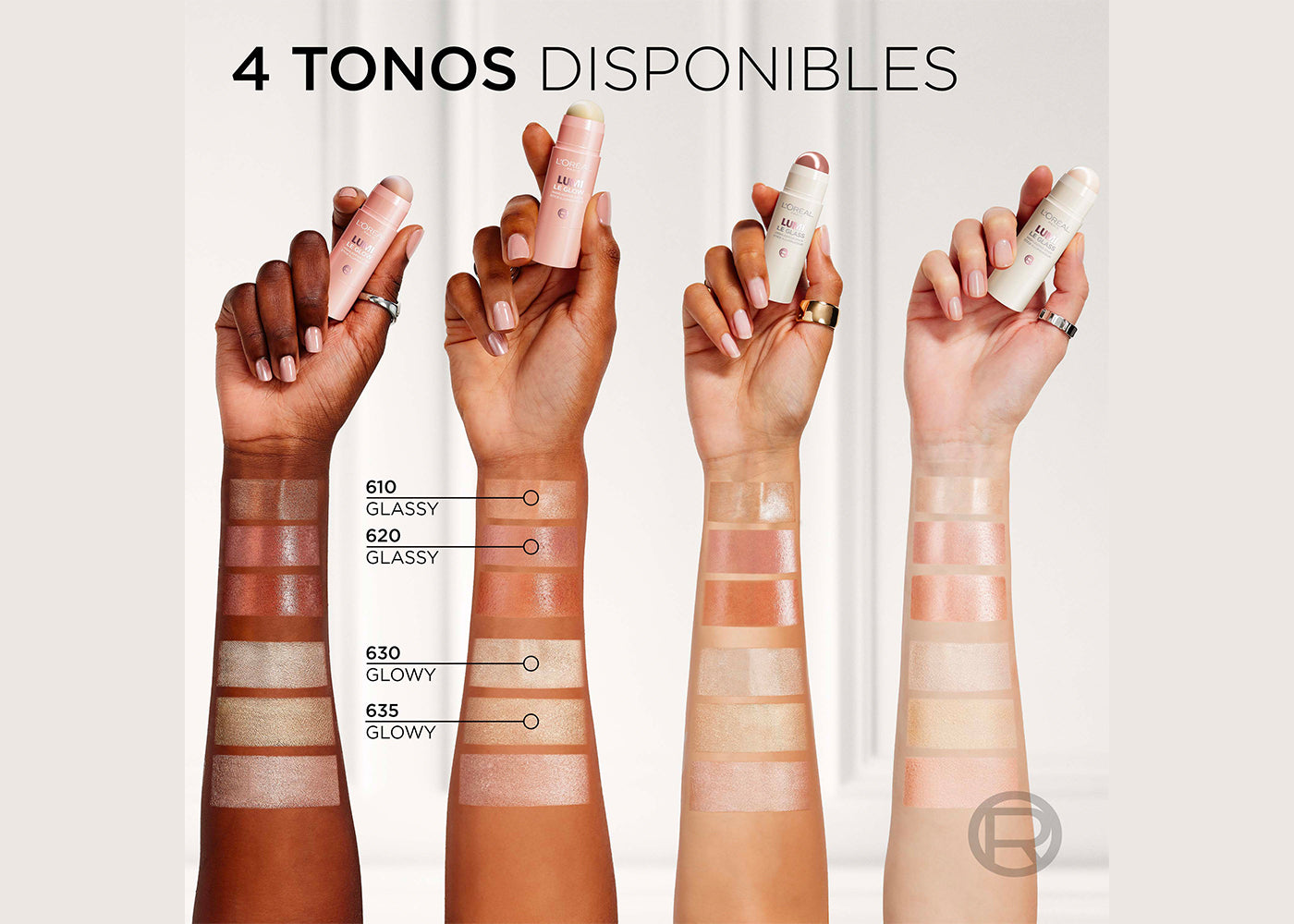 LUMI LE GLASS ILUMININADOR BARRA PEARLECLAT 1P