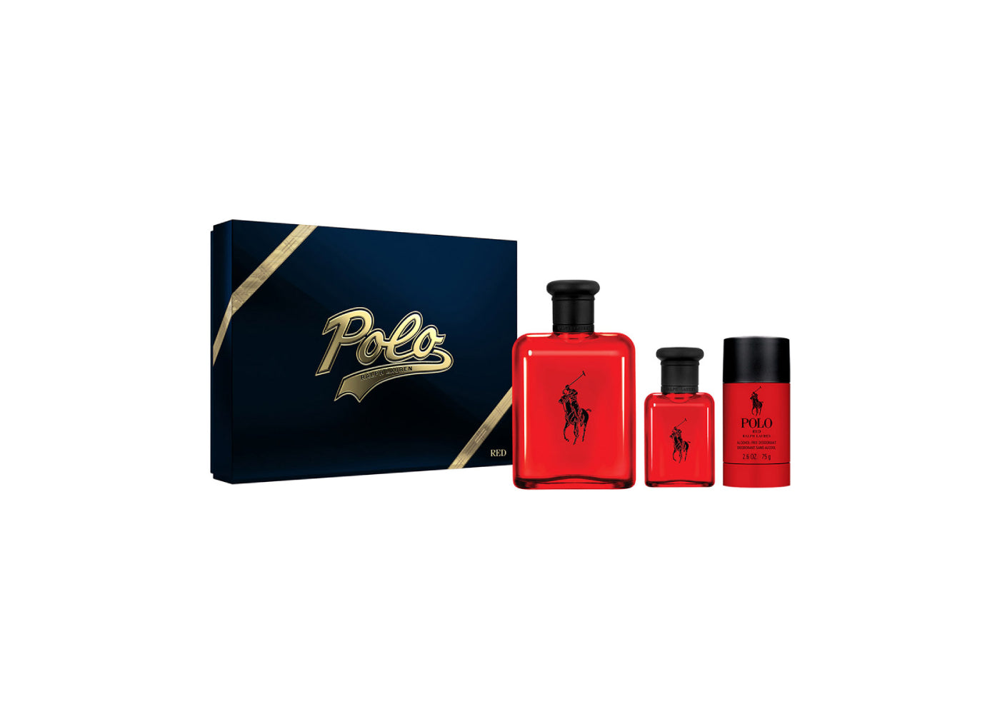 Polo Red para Hombre / SET - 125 mL Eau de Toilette Spray