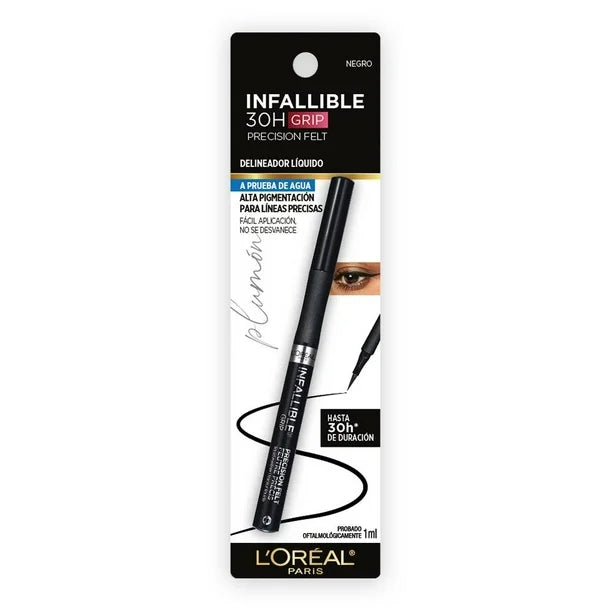 Delineador en Plumón, Infallible Precision Felt, Negro