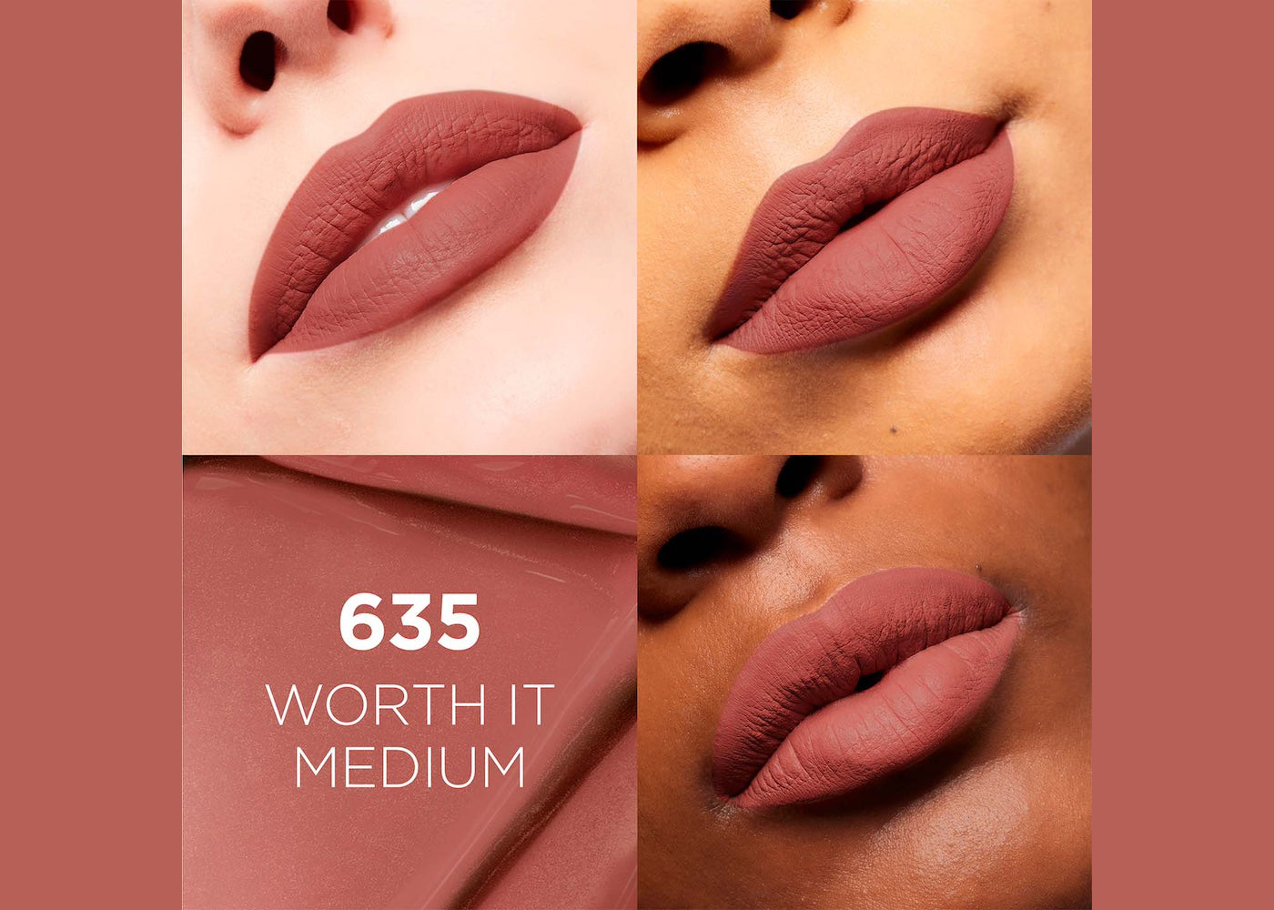 INFALLIBLE  LE MATTE RESISTANCE LIPSTICK WORTH IT MEDIUM 1 PZ