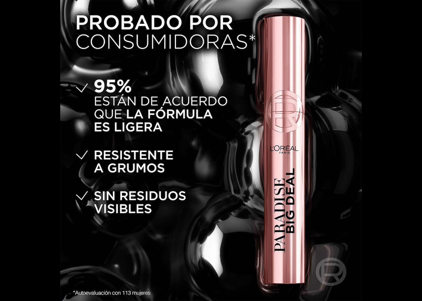 PARADISE BIG DEAL MASCARATA P/PESTANAS BLACK 1P
