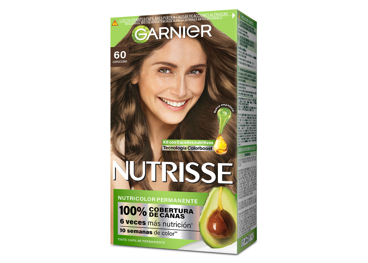 Tintes de cabello 60 Capuccino Nutrisse Regular