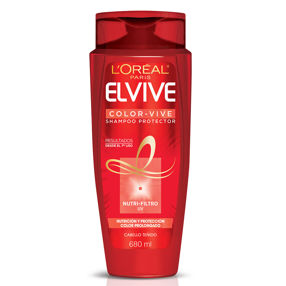 L'Oreal Paris Shampoo, color Vive Elvive, 680 ml