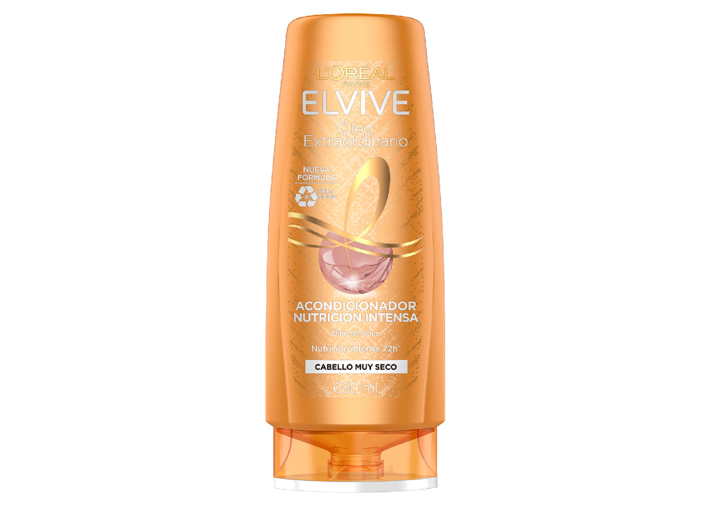 L'Oreal Paris Acondicionador, Oleo Coco Elvive, 680 ml