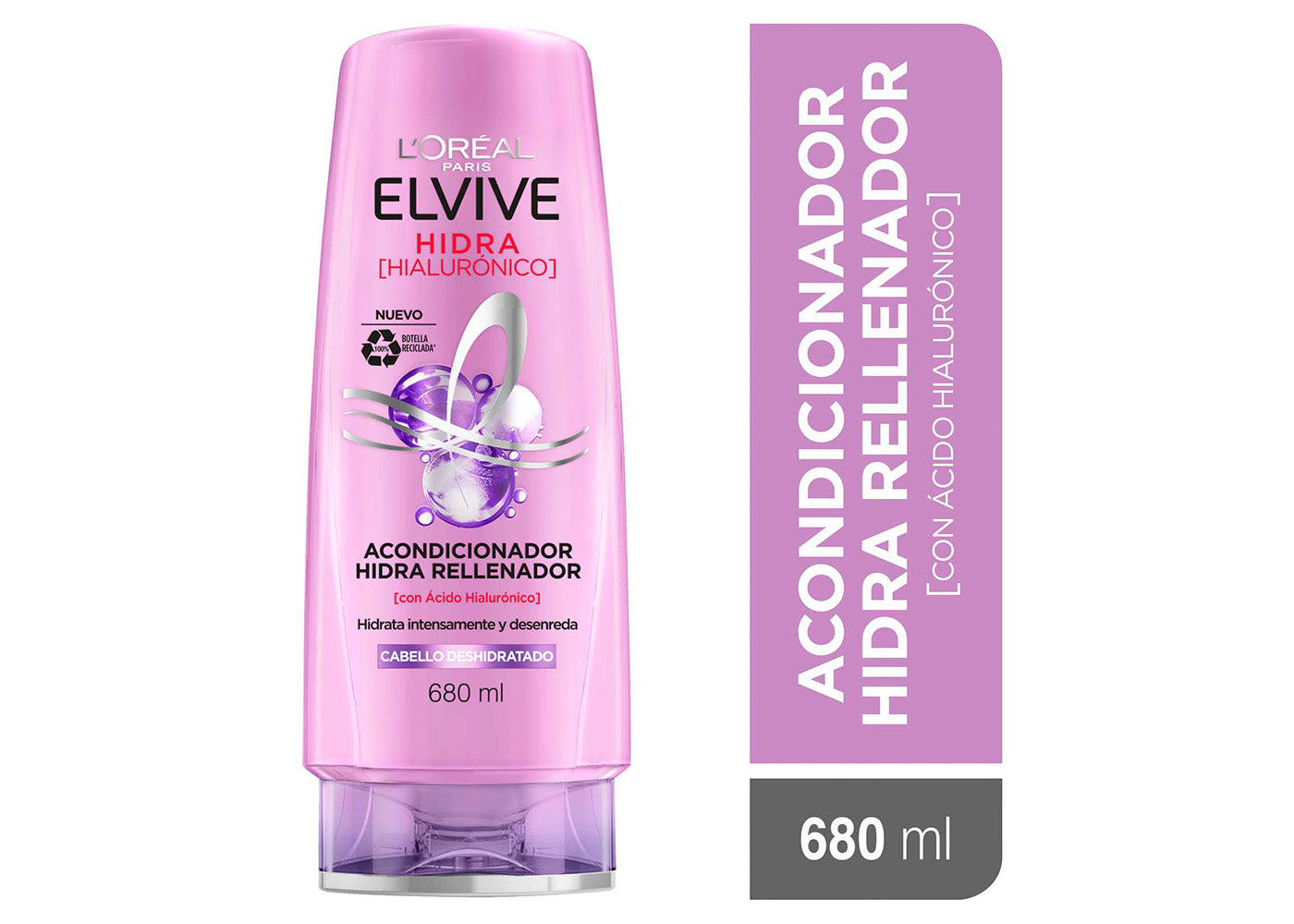 L'Oreal Paris Acondicionador, Hidra Hialuronico , 680 ml