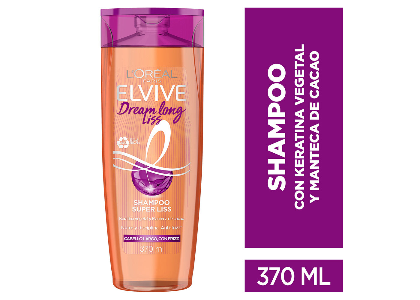L'OrÃ©al Paris Shampoo Dream Long Liss Elvive 370 ml