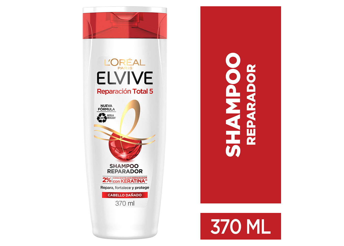 L'OrÃƒÂ©al Paris Shampoo ReparaciÃƒÂ³n Total 5 Elvive 370 ml