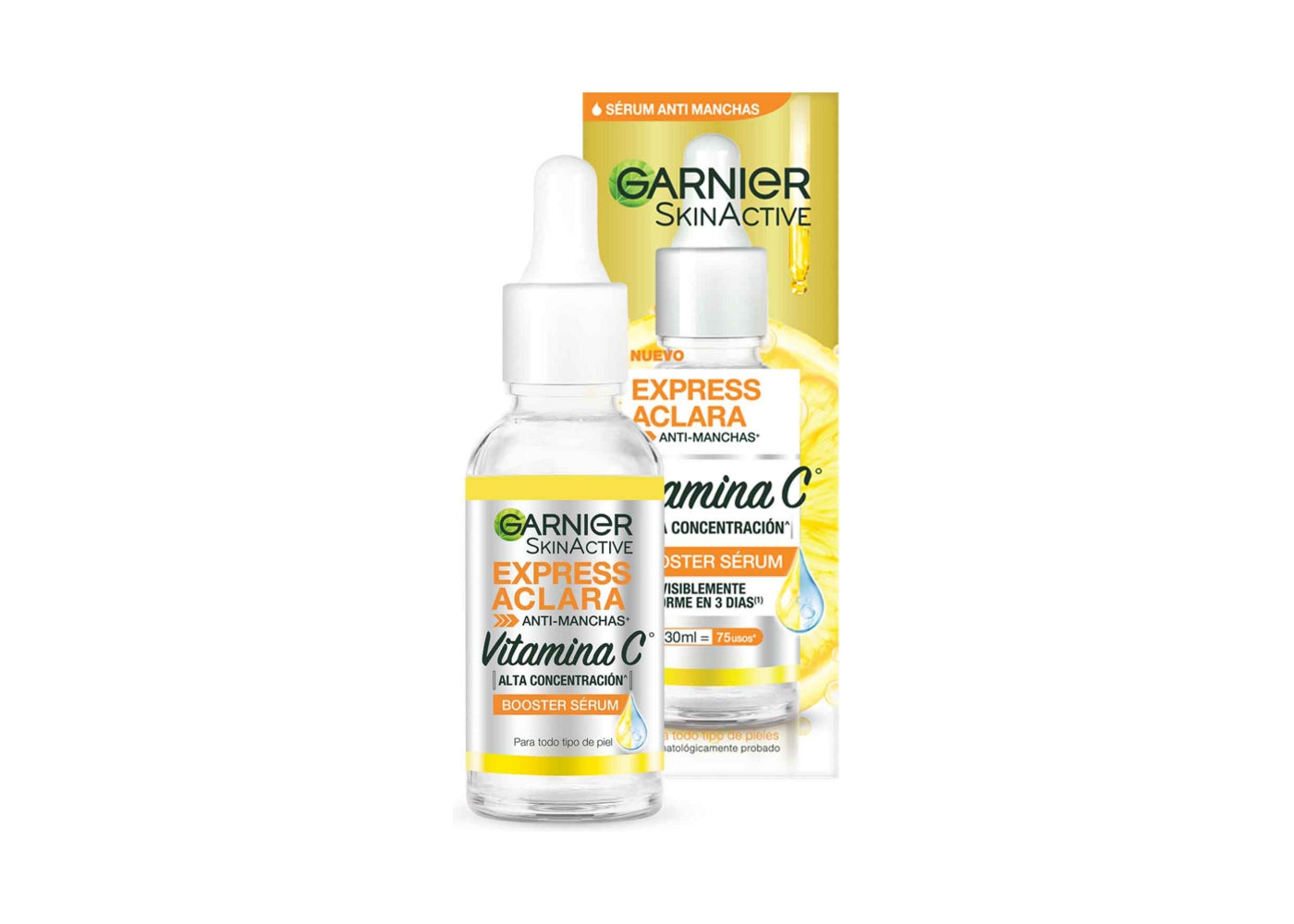 Garnier Skin Active Express aclara booster serum anti manchas con vitamina c - 30 ml Serum