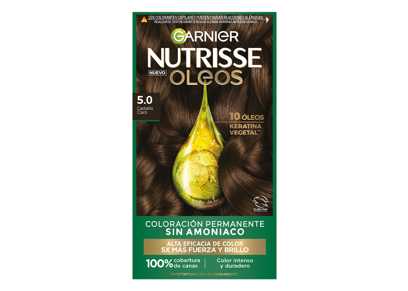 NUTRISSE OLEOS CASTANO CLARO 5.0