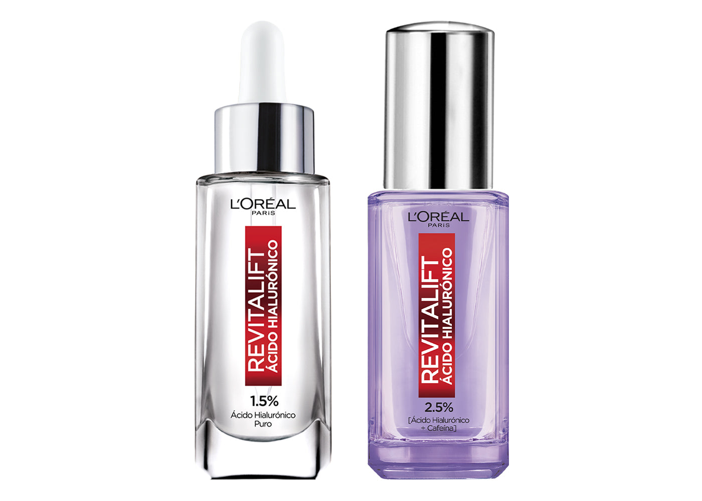 L'Oréal Paris Kit de Ácido Hialurónico con Sérum Rostro + sérum ojos