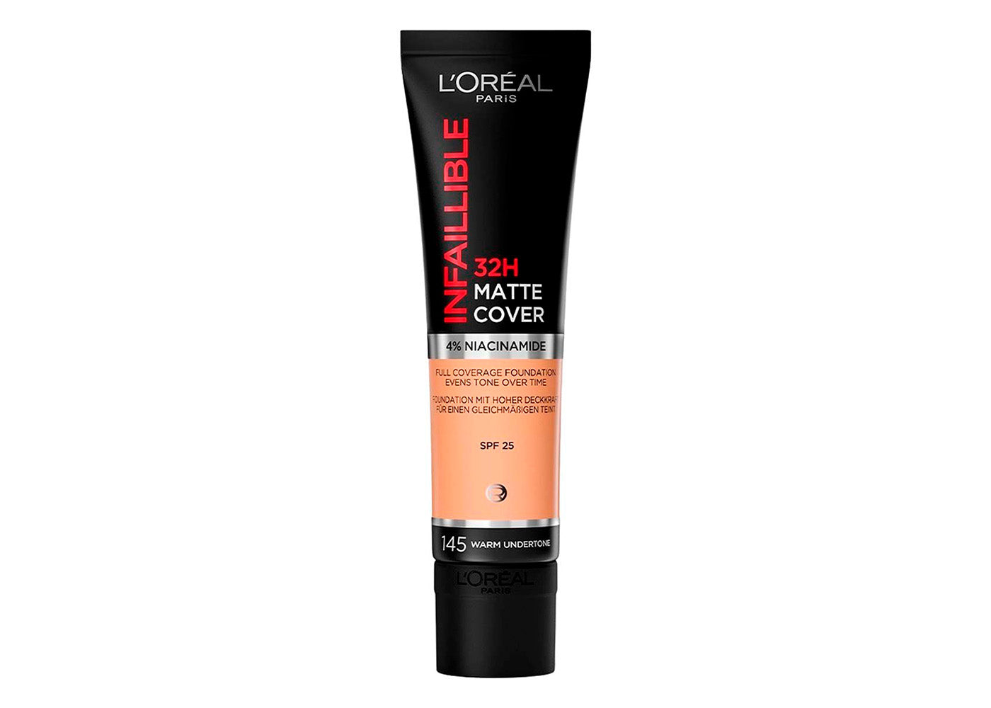INFALLIBLE 32H BASE DE MAQUILLAJE 145 1PZA