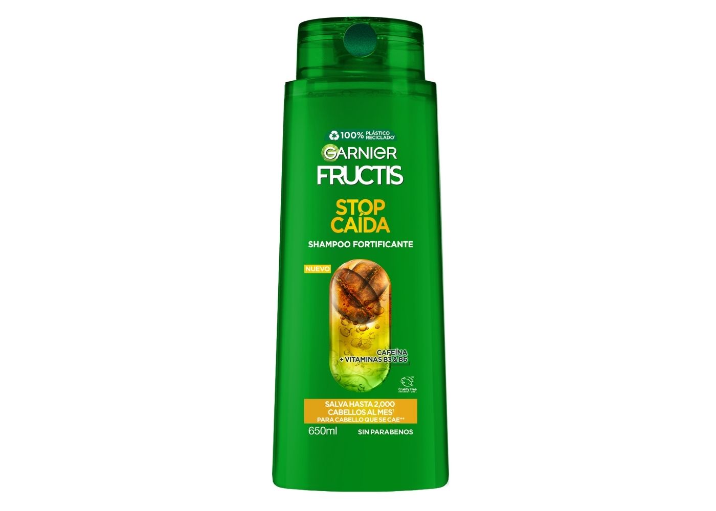 Garnier Fructis Shampoo Stop Caida, 650 ml