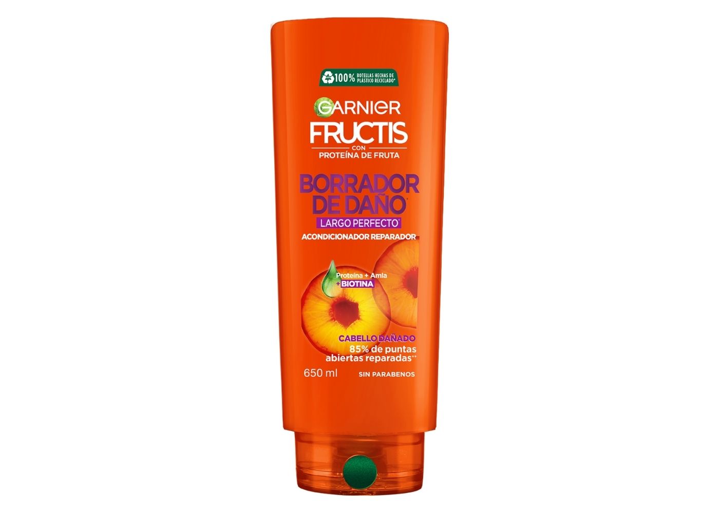 Garnier Fructis Acondicionador Borrador de Dano Largo Perfecto, 650 ml