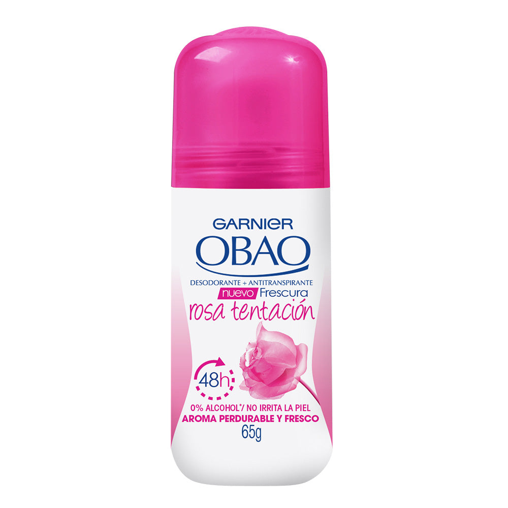 Garnier Obao Roll-On Rosa Tentacion, 65 ml