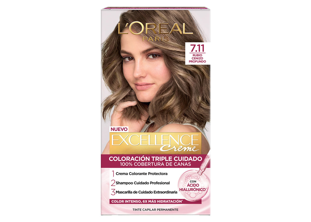 L'OrÃƒÆ’Ã‚Â©al ParÃƒÆ’Ã‚Â­s Excellence tono 7.11