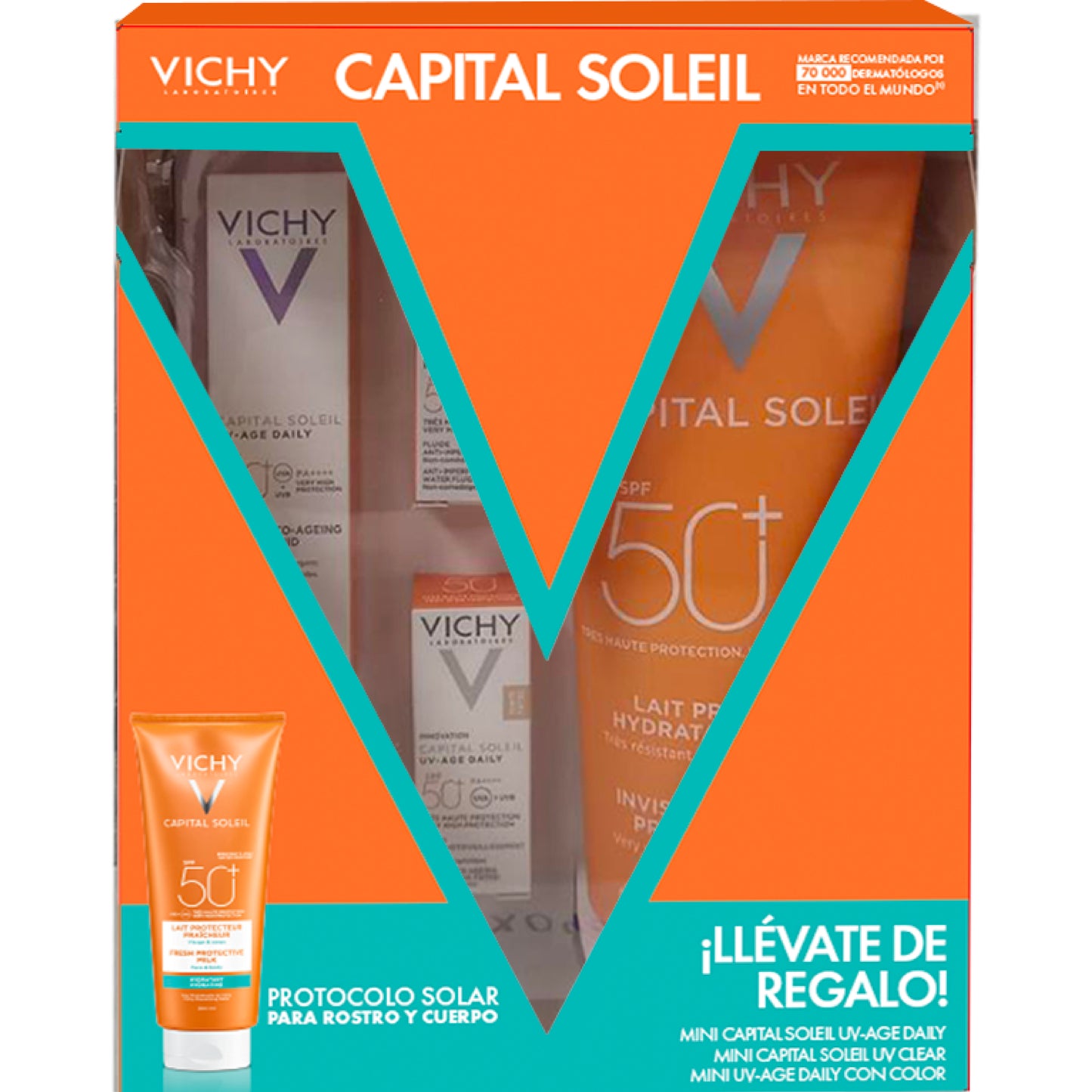 VICHY KIT CAPITAL SOLEIL  HIDRATANTE