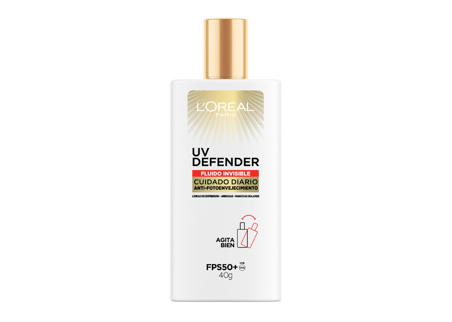 UV DEFENDER FLUIDO 40G EXPORT .